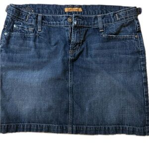 Denim Mini Skirt by James Cured by Seun - Rare Denim Skirt 100% Cotton USA Made